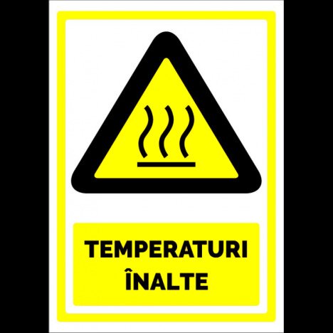 Semn pentru temperaturi inalte